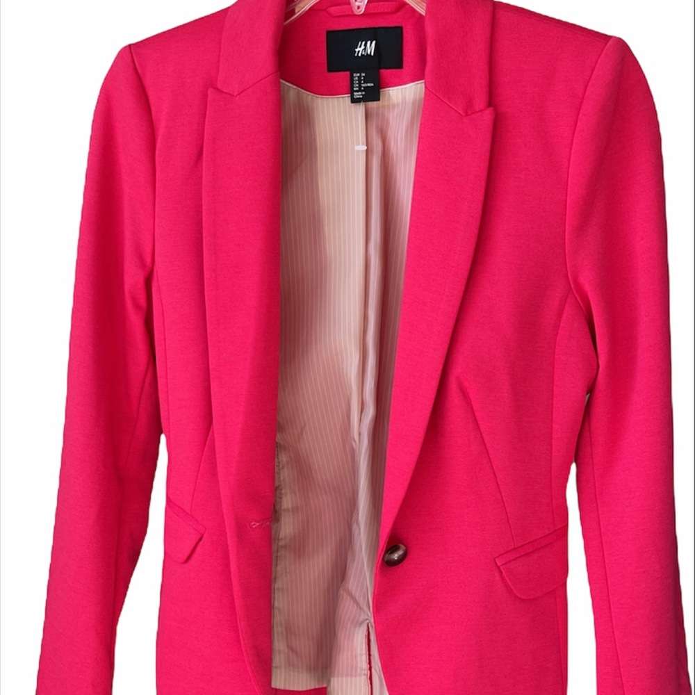 COPY - H&M Pink Fitted Blazer